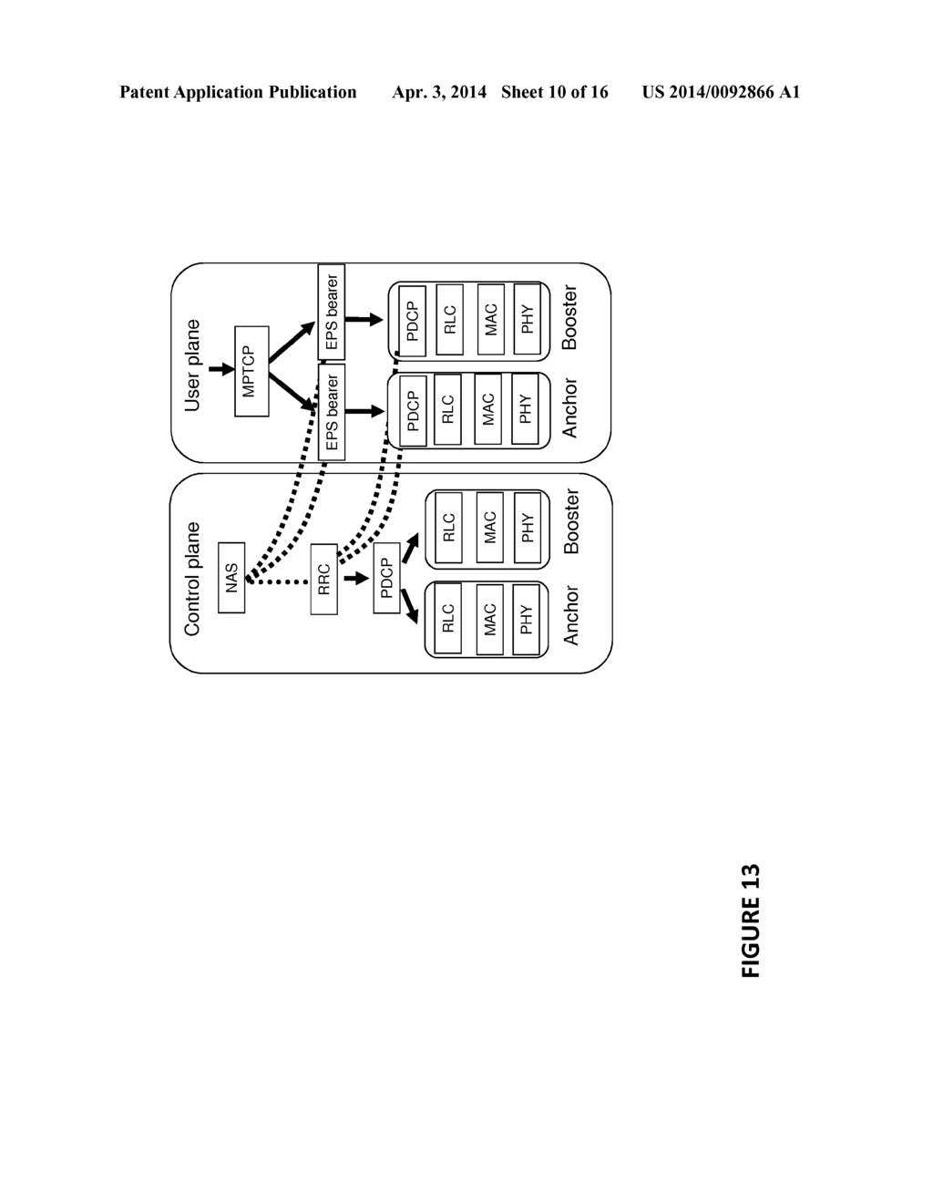 Node and Method for Enabling a Wireless Terminal to be Served by Multiple     Cells in a Communications Network - diagram, schematic, and image 11