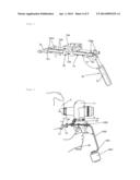 Holding device for a camera diagram and image