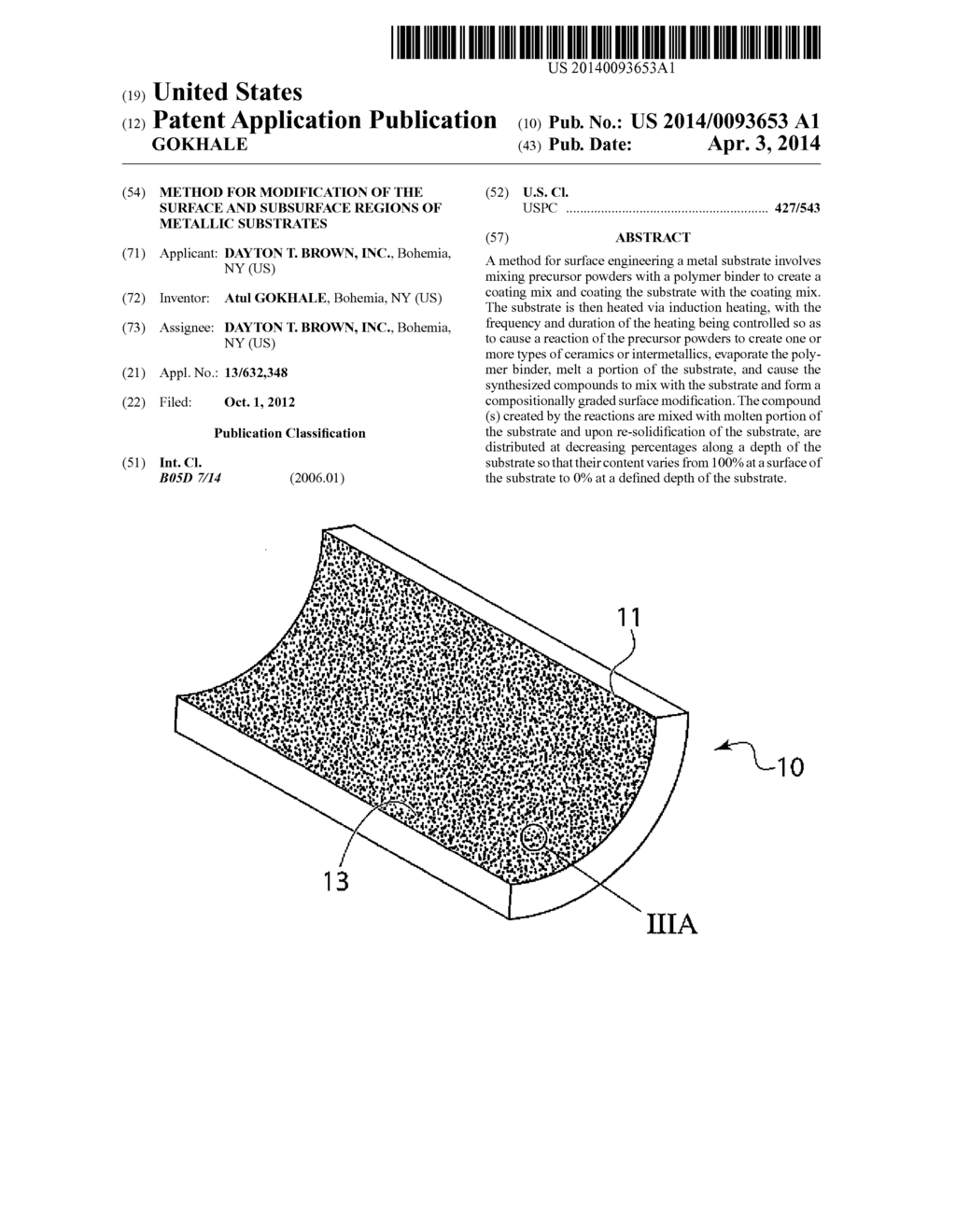 METHOD FOR MODIFICATION OF THE SURFACE AND SUBSURFACE REGIONS OF METALLIC     SUBSTRATES - diagram, schematic, and image 01