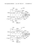 FILM WITH ALTERNATING STRIPES AND STRANDS AND APPARATUS AND METHOD FOR     MAKING THE SAME diagram and image