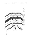 FILM WITH ALTERNATING STRIPES AND STRANDS AND APPARATUS AND METHOD FOR     MAKING THE SAME diagram and image