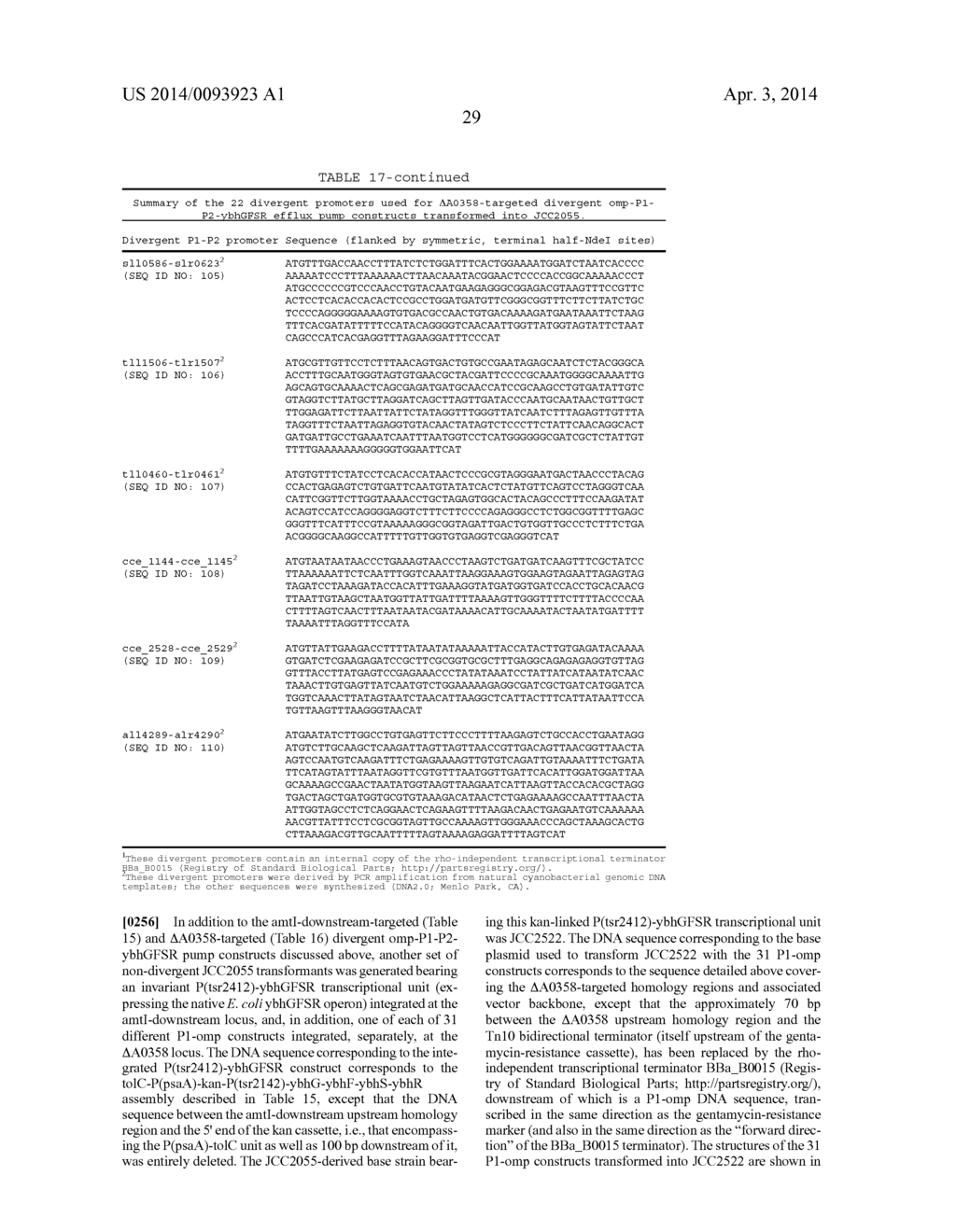 Methods and Compositions for the Extracellular Transport of Biosynthetic     Hydrocarbons and Other Molecules - diagram, schematic, and image 38