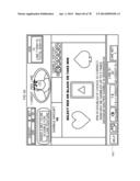 SLOT MACHINE INCLUDING A PLURALITY OF VIDEO REEL STRIPS diagram and image