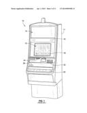 GAMING TERMINAL WITH A LIGHT DISSIPATING PUSH-BUTTON diagram and image