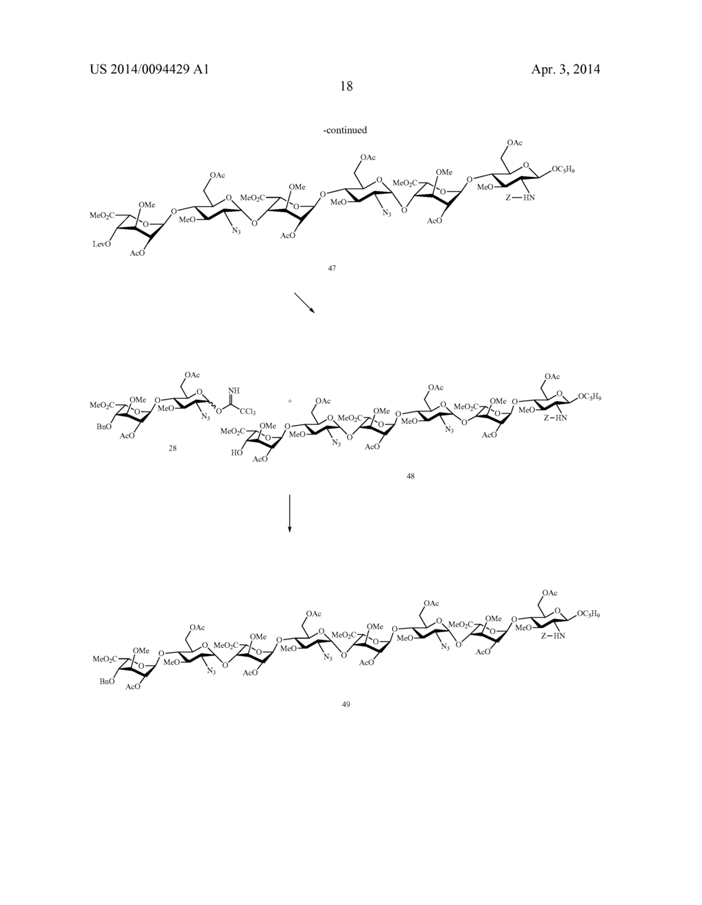 FGF RECEPTOR-ACTIVATING 3-O-ALKYL OLIGOSACCHARIDES, PREPARATION THEREOF     AND THERAPEUTIC USE THEREOF - diagram, schematic, and image 19