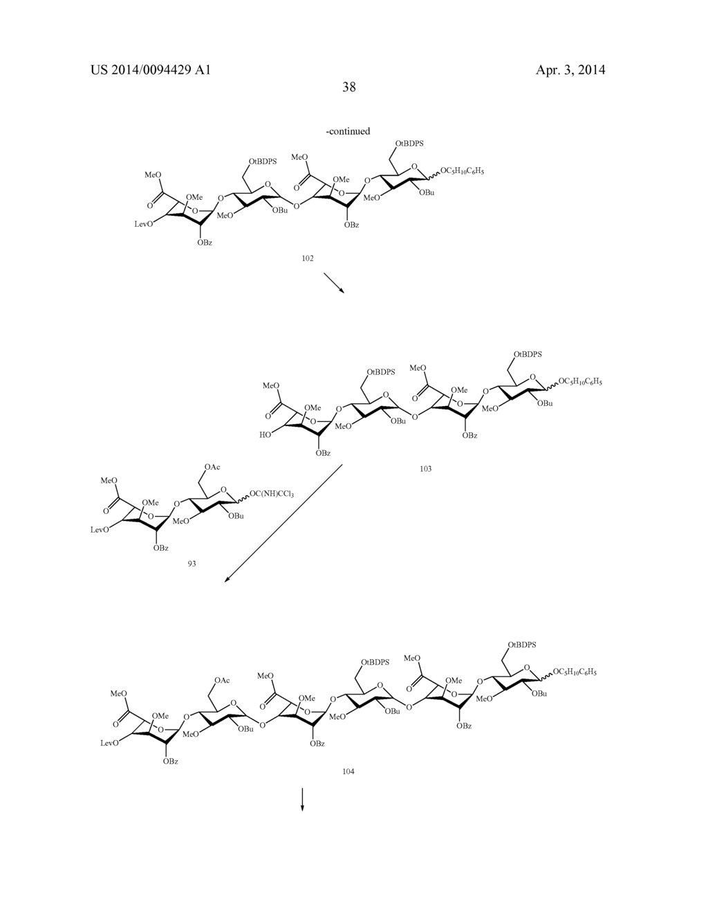 FGF RECEPTOR-ACTIVATING 3-O-ALKYL OLIGOSACCHARIDES, PREPARATION THEREOF     AND THERAPEUTIC USE THEREOF - diagram, schematic, and image 39