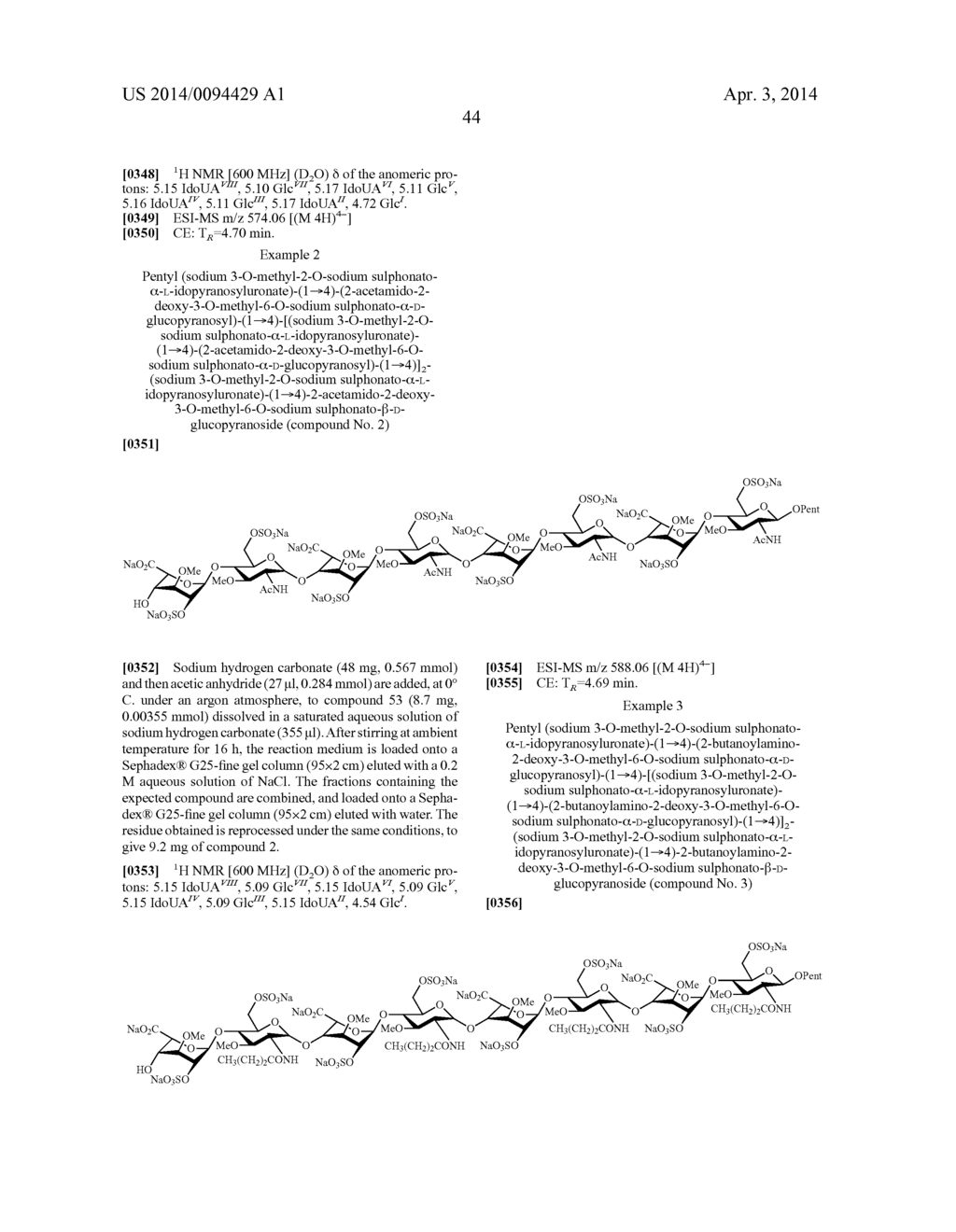 FGF RECEPTOR-ACTIVATING 3-O-ALKYL OLIGOSACCHARIDES, PREPARATION THEREOF     AND THERAPEUTIC USE THEREOF - diagram, schematic, and image 45