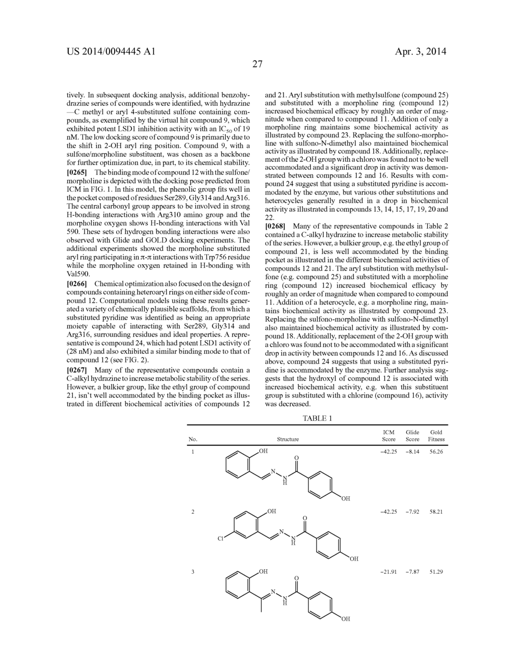 SUBSTITUTED (E)-N'-(1-PHENYLETHYLIDENE)BENZOHYDRAZIDE ANALOGS AS HISTONE     DEMETHYLASE INHIBITORS - diagram, schematic, and image 28