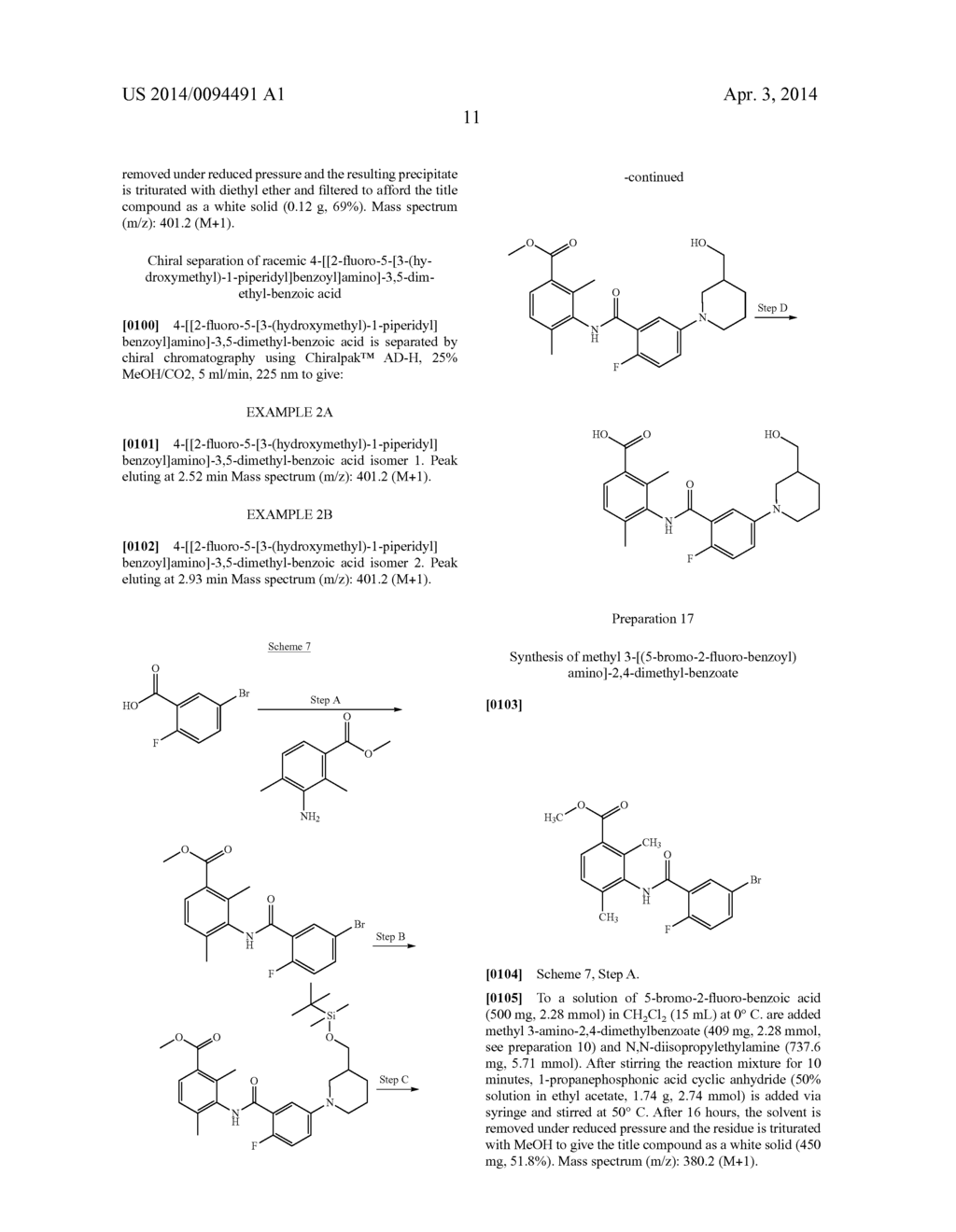 DIMETHYL-BENZOIC ACID COMPOUNDS - diagram, schematic, and image 12