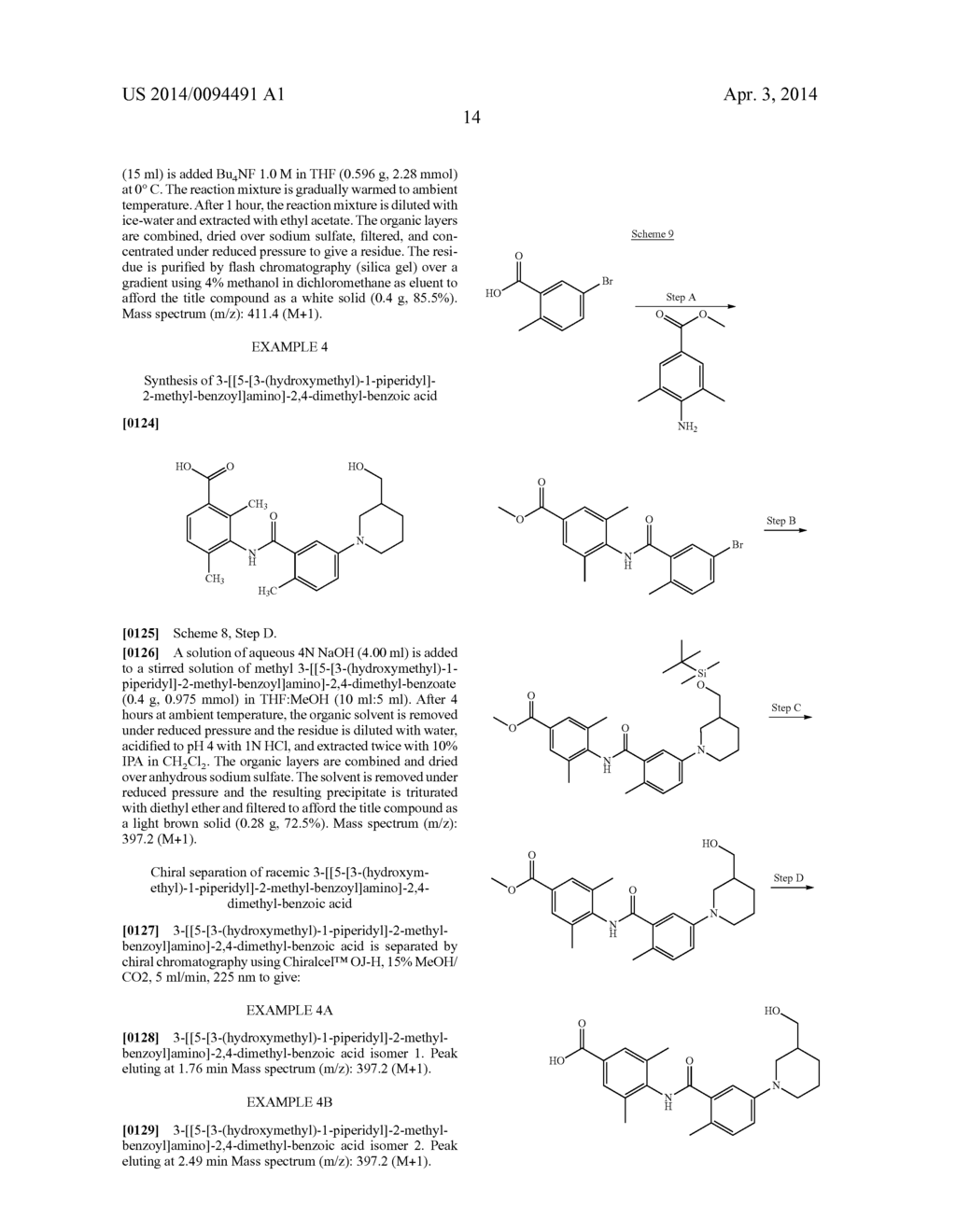 DIMETHYL-BENZOIC ACID COMPOUNDS - diagram, schematic, and image 15