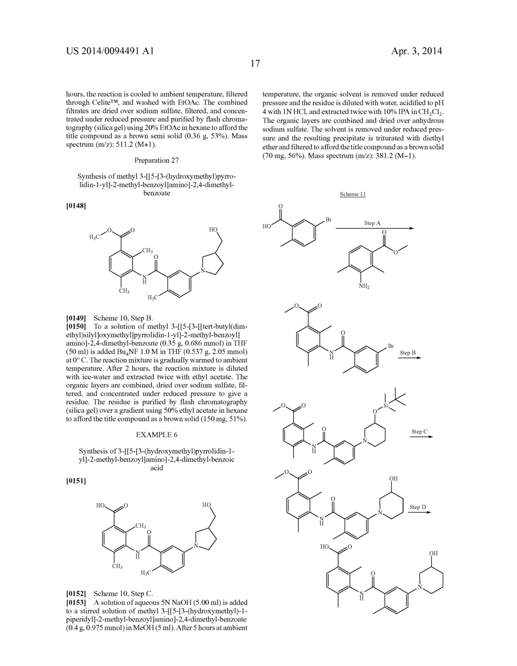DIMETHYL-BENZOIC ACID COMPOUNDS - diagram, schematic, and image 18