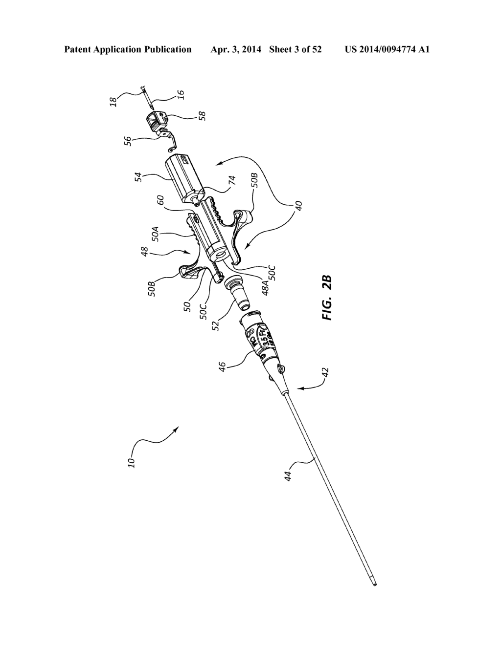 Guidewire Extension System for a Catheter Placement Device - diagram, schematic, and image 04