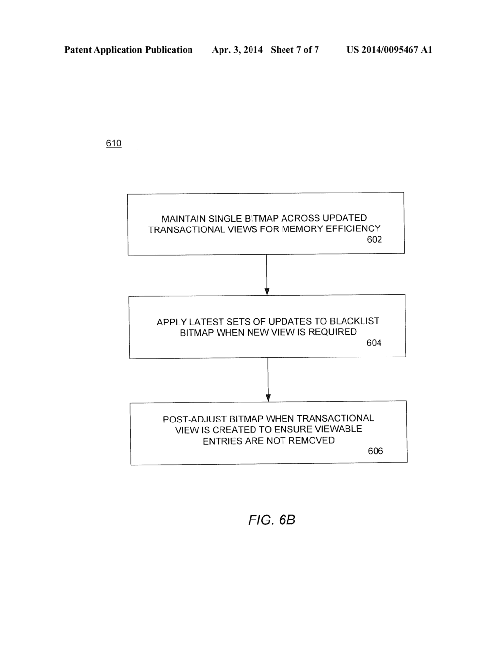 METHOD AND SYSTEM FOR MEMORY EFFICIENT, UPDATE OPTIMIZED, TRANSACTIONAL     FULL-TEXT INDEX VIEW MAINTENANCE - diagram, schematic, and image 08