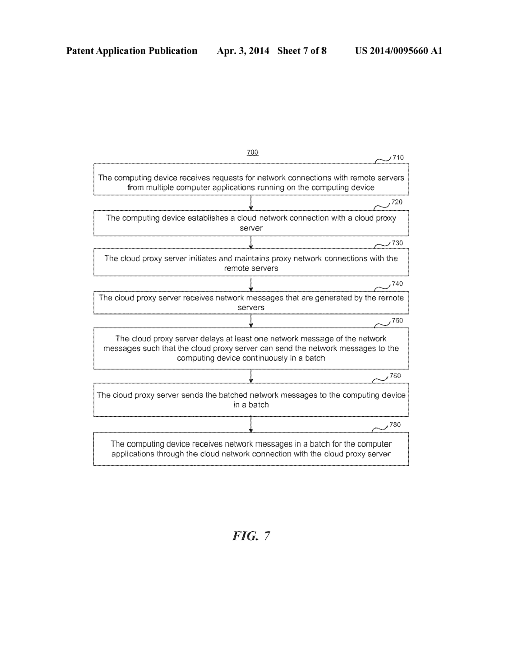 DEVICE CONNECTION PROXY THROUGH CLOUD TO OPTIMIZE NETWORK MESSAGES - diagram, schematic, and image 08