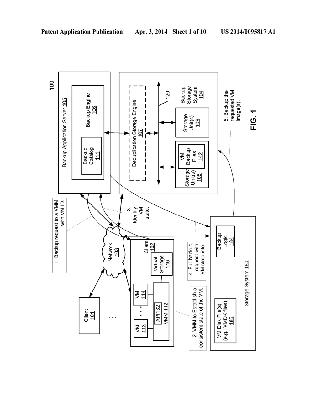 SYSTEM AND METHOD FOR INCREMENTAL VIRTUAL MACHINE BACKUP USING STORAGE     SYSTEM FUNCTIONALITY - diagram, schematic, and image 02