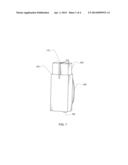 PORTABLE ELECTRONIC DEVICE CARRIER WITH ELECTRONIC INTERFACE FOR     RECHARGING DEVICE BATTERY diagram and image