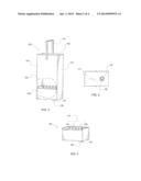 PORTABLE ELECTRONIC DEVICE CARRIER WITH ELECTRONIC INTERFACE FOR     RECHARGING DEVICE BATTERY diagram and image