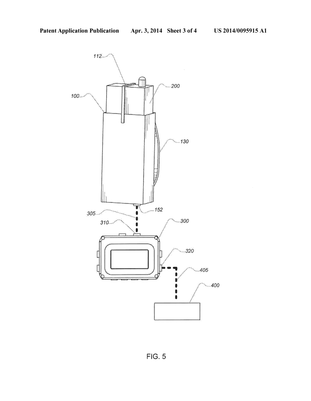 PORTABLE ELECTRONIC DEVICE CARRIER WITH ELECTRONIC INTERFACE FOR     RECHARGING DEVICE BATTERY - diagram, schematic, and image 04