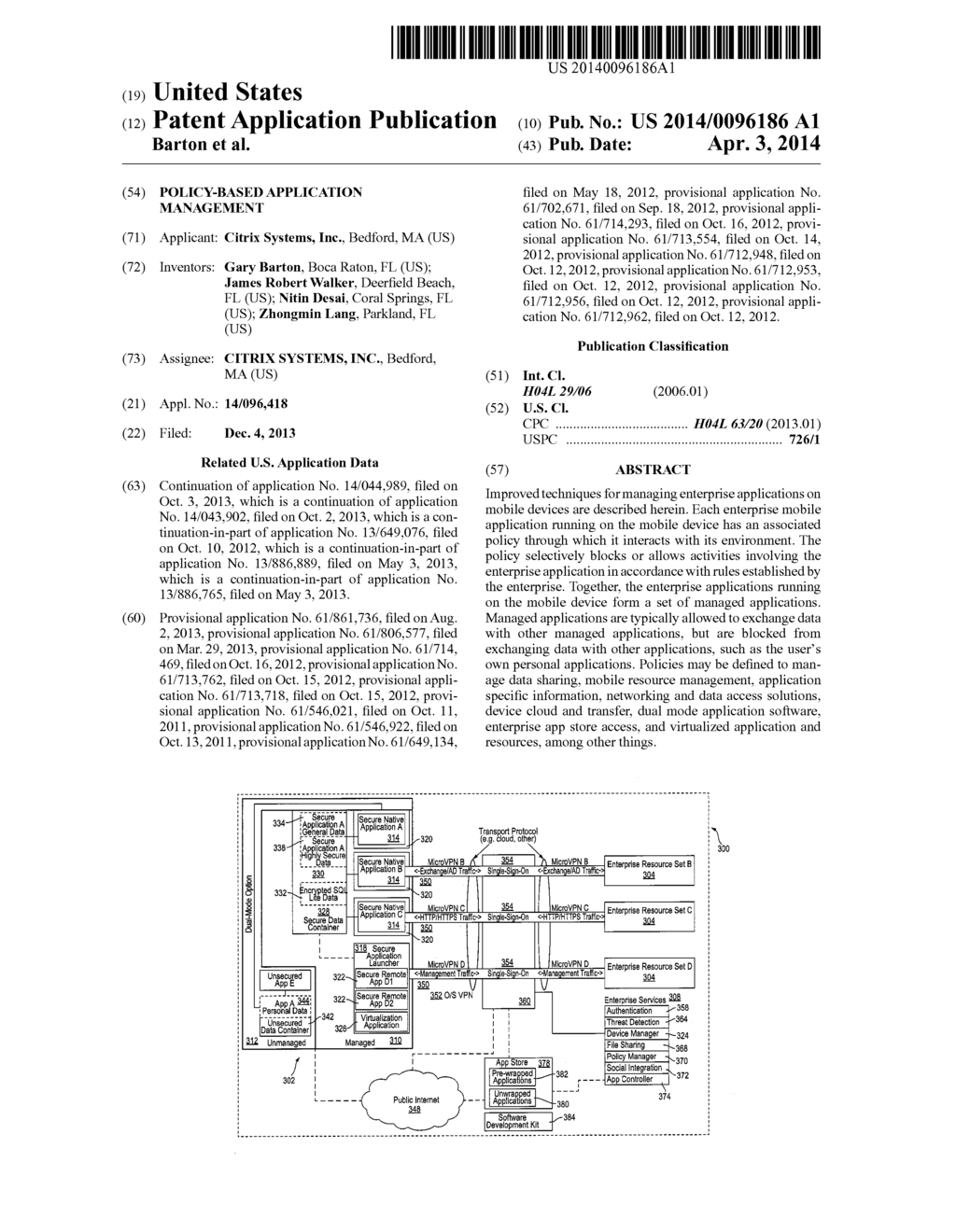 Policy-Based Application Management - diagram, schematic, and image 01