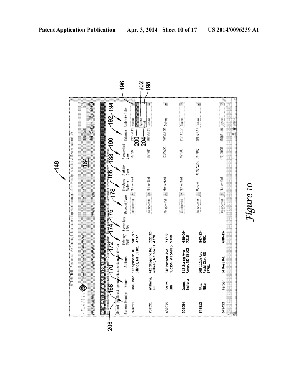 SYSTEMS AND METHODS FOR CLIENT SCREENING IN THE FINANCIAL SERVICES     INDUSTRY - diagram, schematic, and image 11