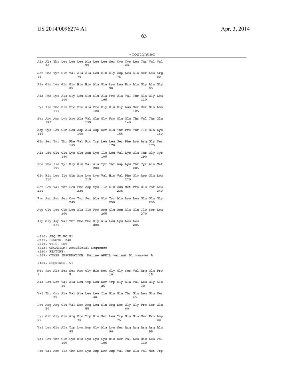 TNF Family Ligand Variants - diagram, schematic, and image 124