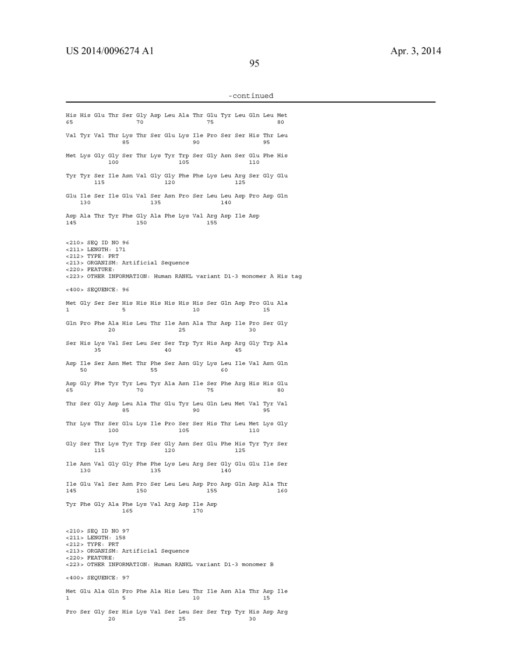 TNF Family Ligand Variants - diagram, schematic, and image 156