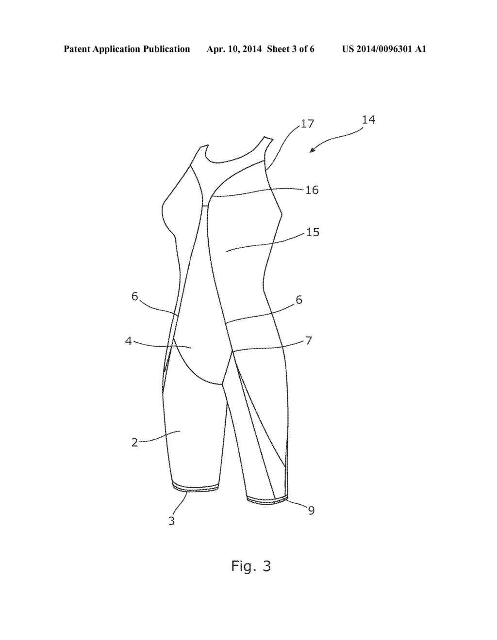 Sports Garment - diagram, schematic, and image 04