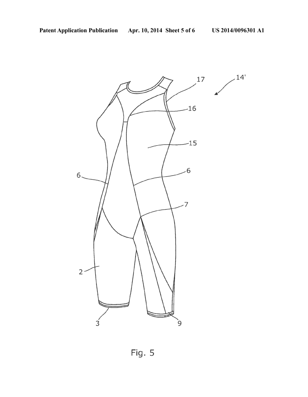 Sports Garment - diagram, schematic, and image 06