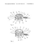 OSCILLATING DEVICE FOR A FILL-LEVEL MEASUREMENT SYSTEM AND A METHOD FOR     ASSEMBLING THE SAME diagram and image