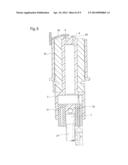 CYLINDER-PISTON UNIT SUITABLE FOR STORING INJECTION SOLUTIONS FOR A     NEEDLE-FREE INJECTOR AND METHOD FOR THE BUBBLE-FREE AUTOMATIC OR MANUAL     FILLING OF THE CYLINDER-PISTON UNIT, ALSO UNDER ATMOSPHERIC PRESSURE diagram and image