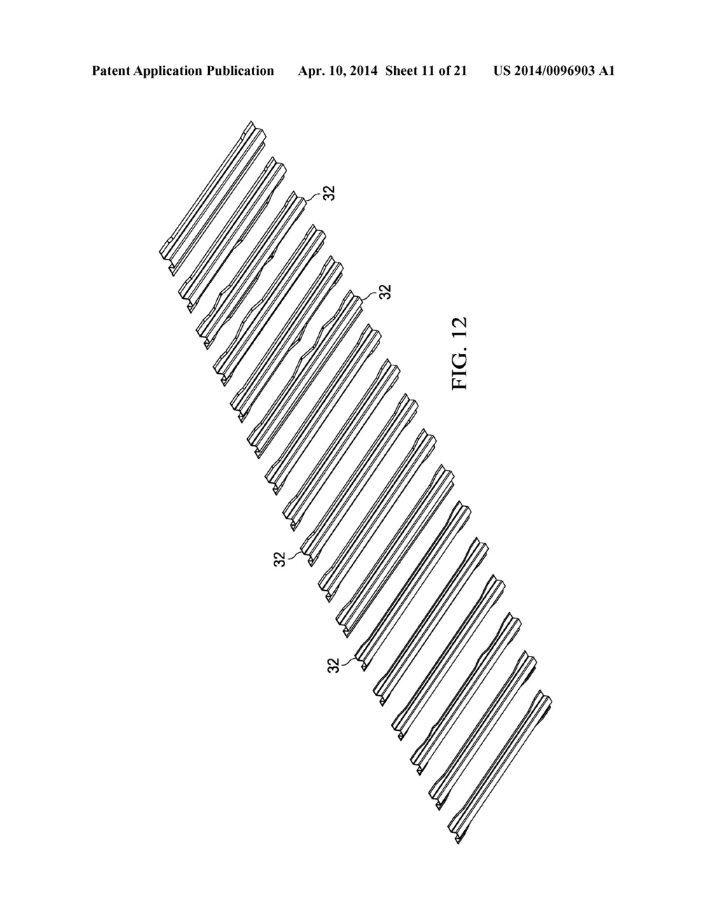 Method and Apparatus for Co-Curing Composite Skins and Stiffeners in an     Autoclave - diagram, schematic, and image 12