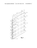 RETRACTABLE SHADE WITH COLLAPSIBLE VANES diagram and image