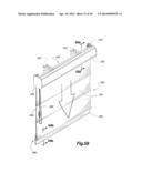 RETRACTABLE SHADE WITH COLLAPSIBLE VANES diagram and image