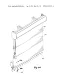 RETRACTABLE SHADE WITH COLLAPSIBLE VANES diagram and image