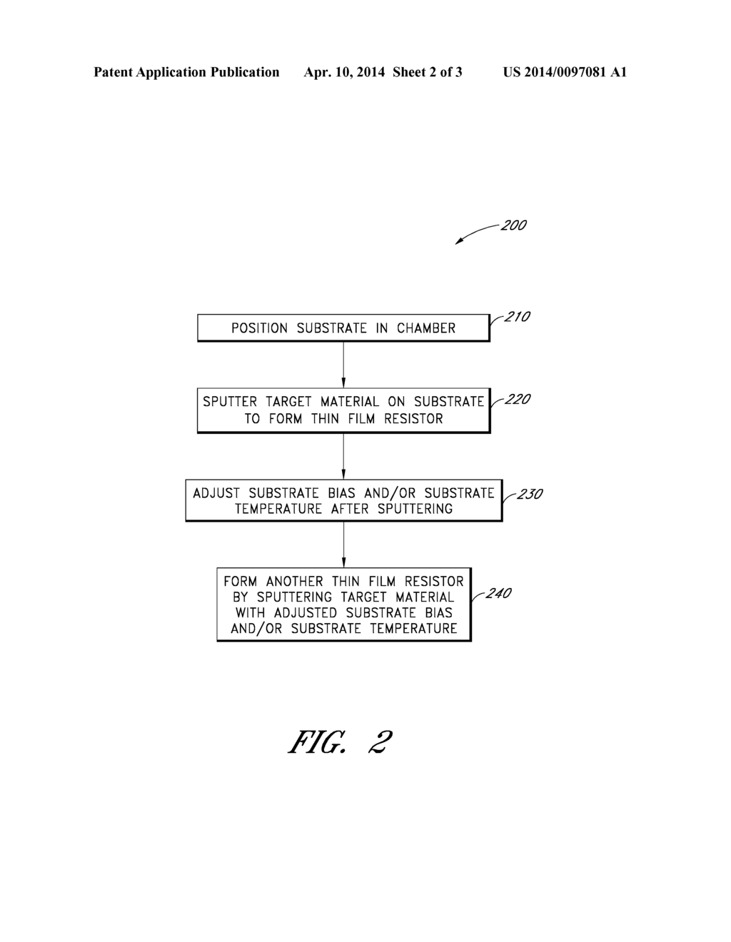 METHODS OF FORMING A THIN FILM RESISTOR - diagram, schematic, and image 03