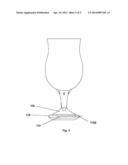 BLOSSOM STEMWARE WITH TOOTHPICK DISPOSER diagram and image