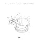 CENTER FEED SYSTEM EMPLOYING REMOVABLE INSERTS IN A RETRACTABLE INJECTION     NOZZLE diagram and image