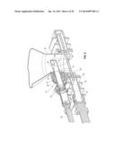 CENTER FEED SYSTEM EMPLOYING REMOVABLE INSERTS IN A RETRACTABLE INJECTION     NOZZLE diagram and image