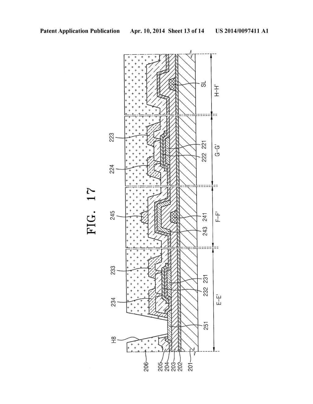 ORGANIC LIGHT-EMITTING DISPLAY DEVICE AND METHOD OF MANUFACTURING THE SAME - diagram, schematic, and image 14