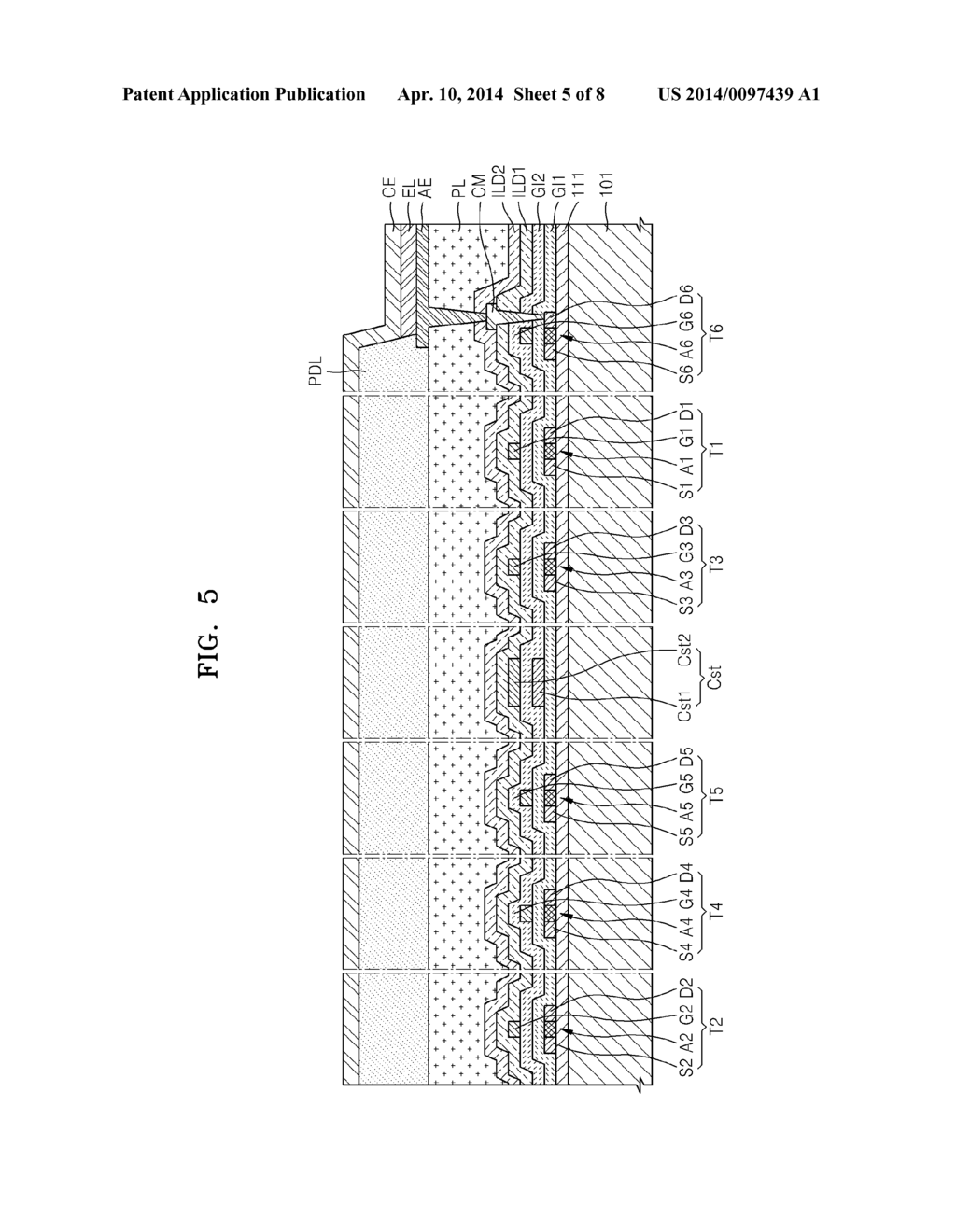 THIN-FILM TRANSISTOR ARRAY SUBSTRATE AND DISPLAY DEVICE INCLUDING THE SAME - diagram, schematic, and image 06