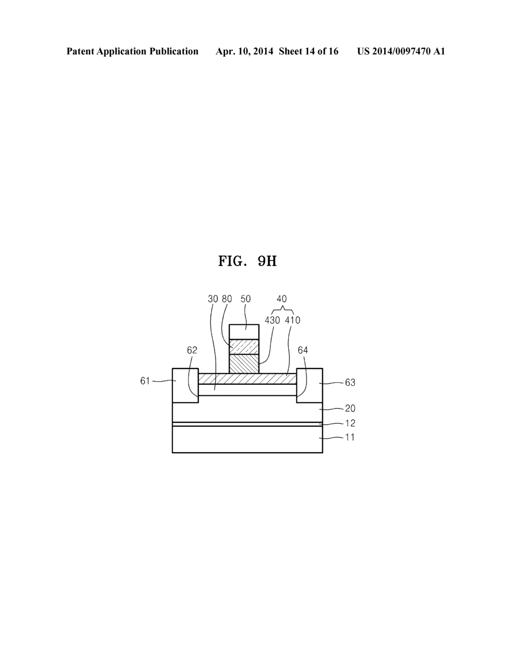 HIGH-ELECTRON MOBILITY TRANSISTOR AND METHOD OF MANUFACTURING THE SAME - diagram, schematic, and image 15