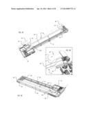 ELECTROHYDRODYNAMIC (EHD) FLUID MOVER WITH COLLECTOR ELECTRODE LEADING     SURFACE SHAPING FOR SPATIALLY SELECTIVE FIELD REDUCTION diagram and image