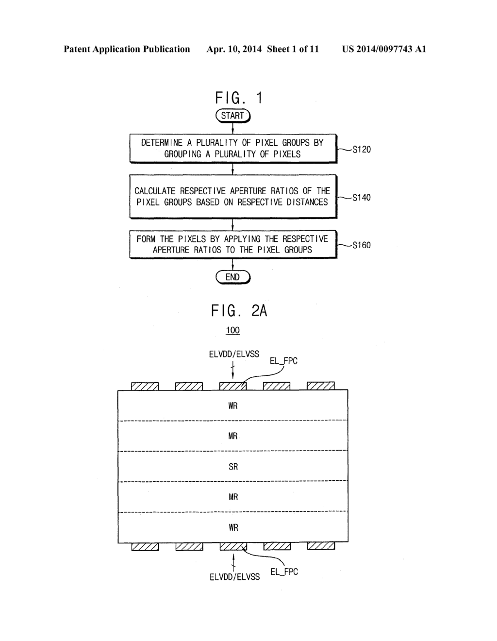 DISPLAY PANEL, ORGANIC LIGHT EMITTING DISPLAY DEVICE HAVING THE SAME, AND     METHOD OF MANUFACTURING A DISPLAY PANEL - diagram, schematic, and image 02