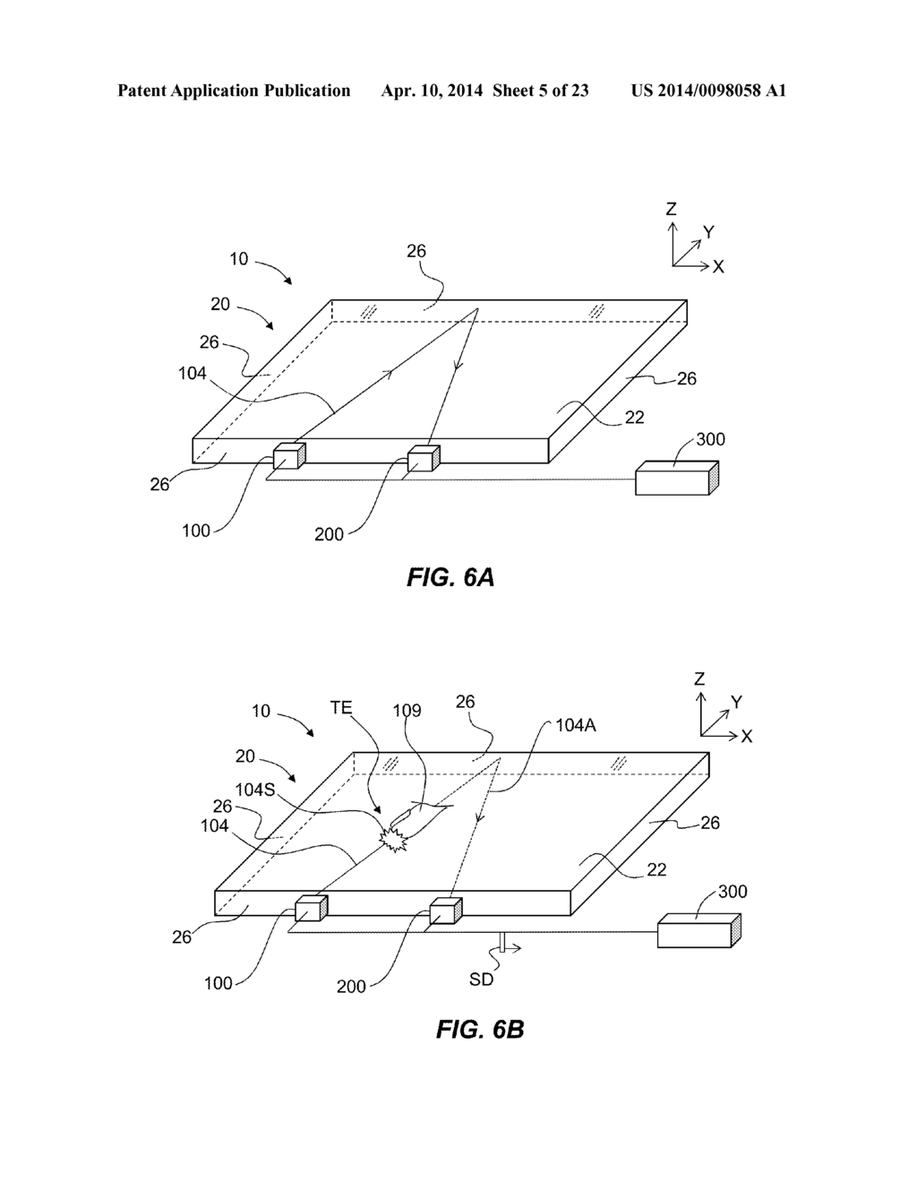 PRESSURE-SENSING TOUCH SYSTEM UTILIZING OPTICAL AND CAPACITIVE SYSTEMS - diagram, schematic, and image 06