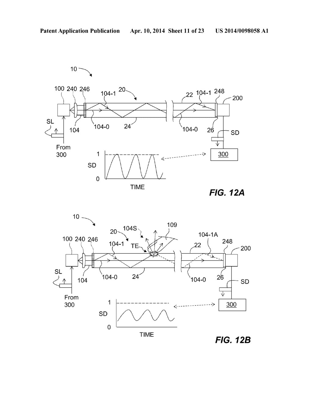 PRESSURE-SENSING TOUCH SYSTEM UTILIZING OPTICAL AND CAPACITIVE SYSTEMS - diagram, schematic, and image 12