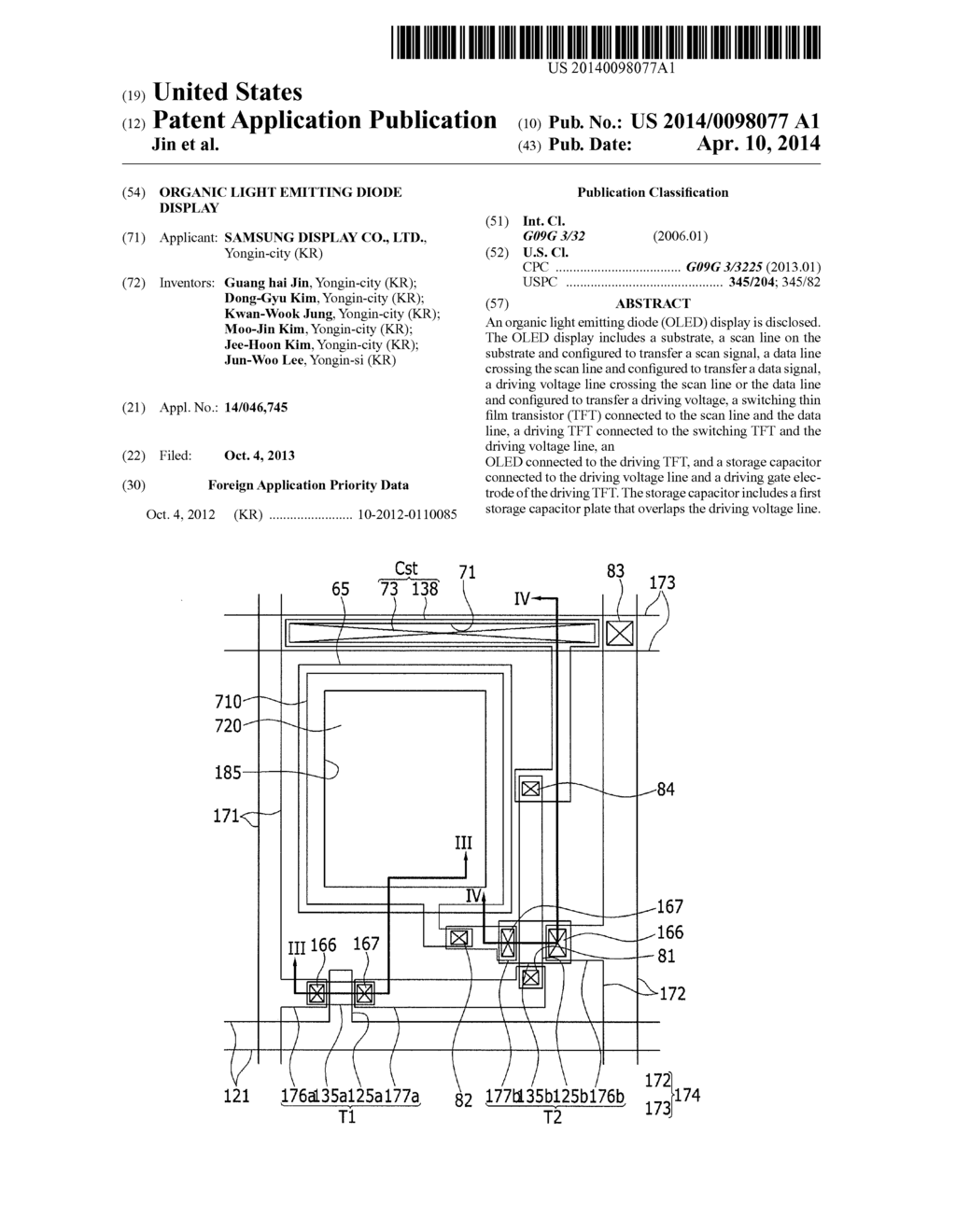 ORGANIC LIGHT EMITTING DIODE DISPLAY - diagram, schematic, and image 01