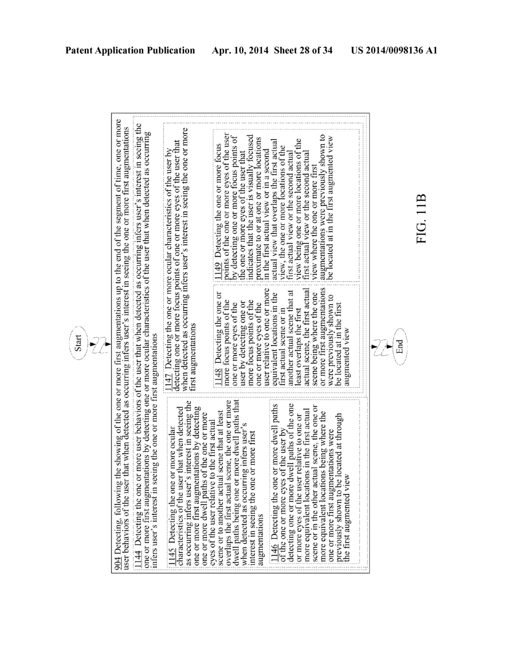 DISPLAYING IN RESPONSE TO DETECTING ONE OR MORE USER BEHAVIORS ONE OR MORE     SECOND AUGMENTATIONS THAT ARE BASED ON ONE OR MORE REGISTERED FIRST     AUGMENTATIONS - diagram, schematic, and image 29