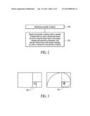 GRAPHICAL DISPLAY OF CONTENT ON A DISPLAY DEVICE IN A SPIRAL PATTERN diagram and image