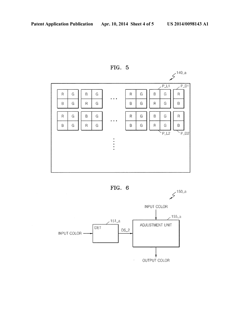 DISPLAY DEVICE AND METHOD OF DRIVING THE DISPLAY DEVICE - diagram, schematic, and image 05