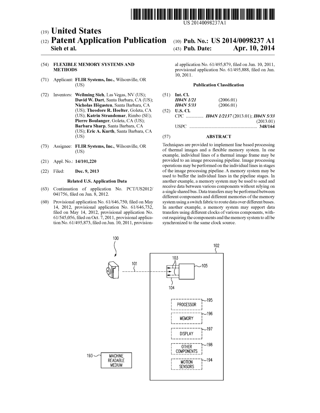 FLEXIBLE MEMORY SYSTEMS AND METHODS - diagram, schematic, and image 01